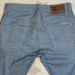 🌟 G-Star RAW 3301 tappered 31x30 light blue jeans new NWOT 🌟